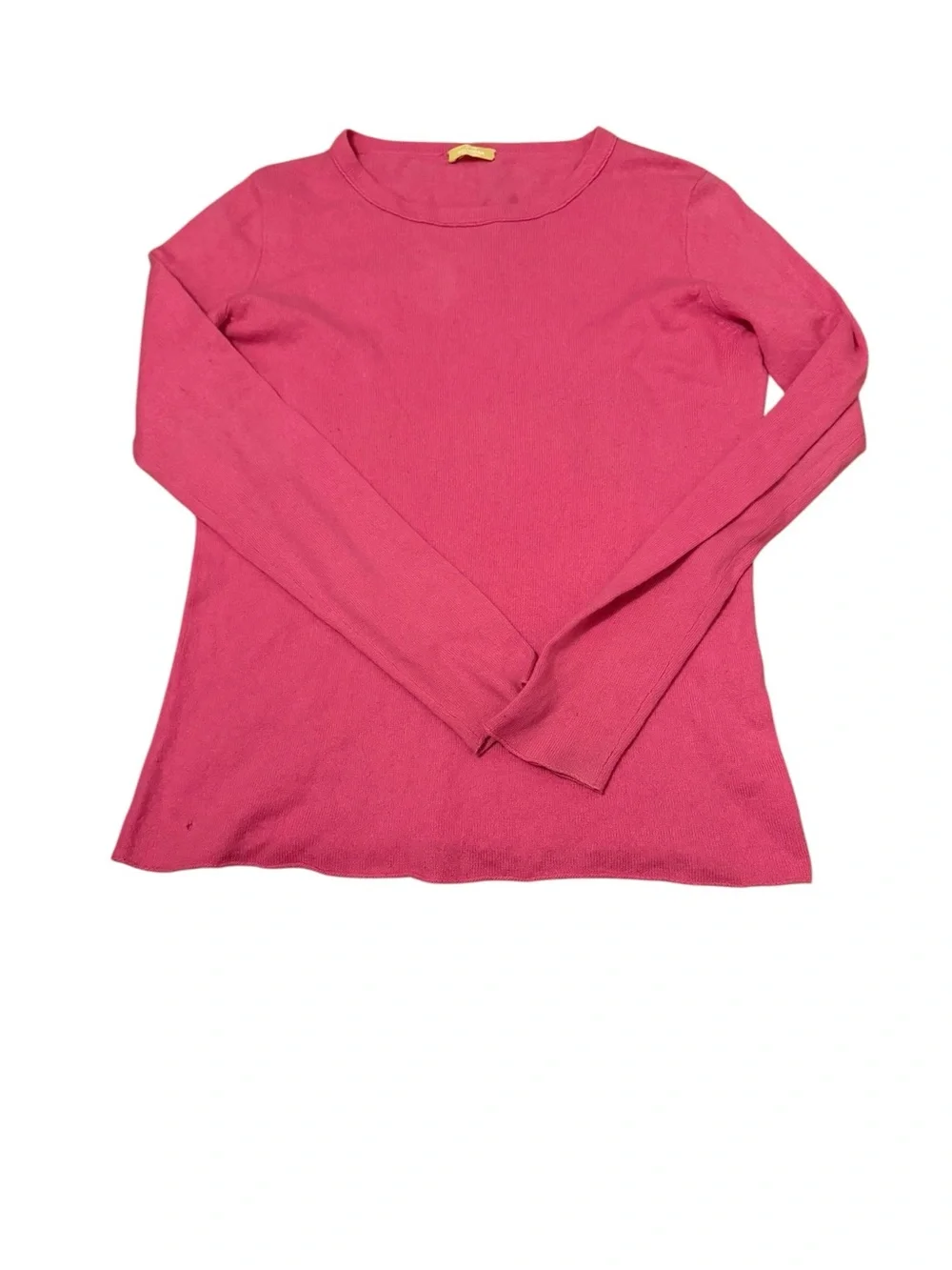 J. Crew Pink 100% Cashmere Crewneck Sweater size Medium
